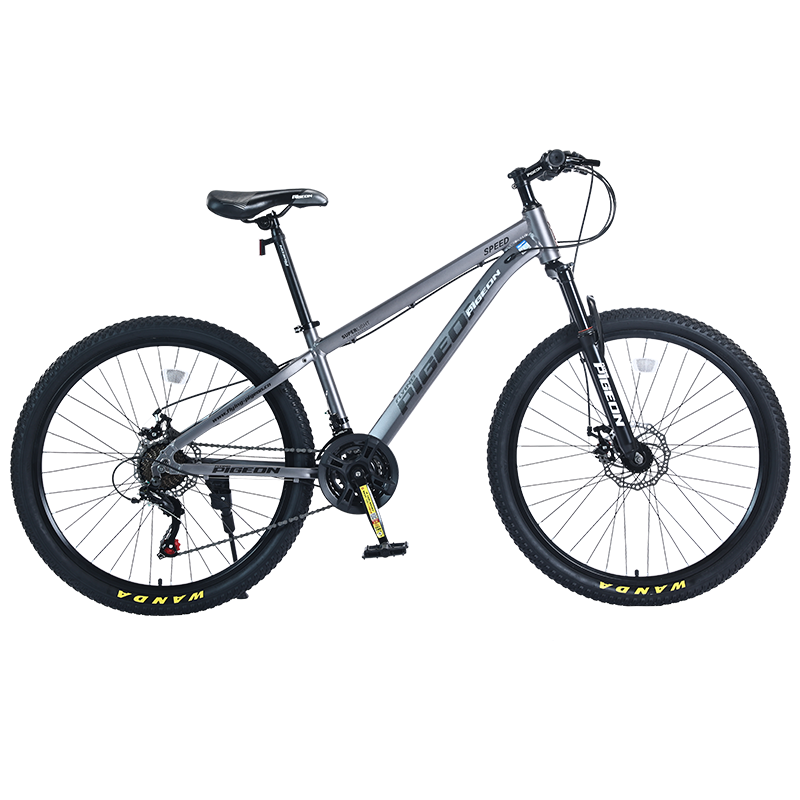 百亿补贴:飞鸽铝合金山地自行车成年人上班族变速碟刹越野单车大学生山地车 探险家铝架24速禧玛诺-消光蓝 26寸(适合145-170CM)645元