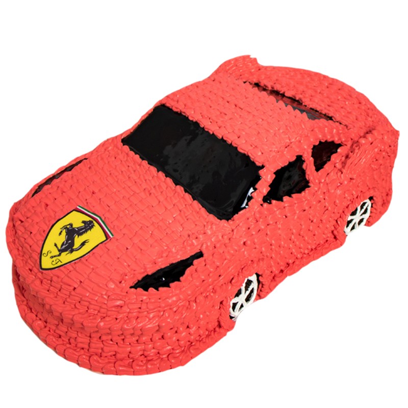 法拉利汽车生日蛋糕a款 8英寸