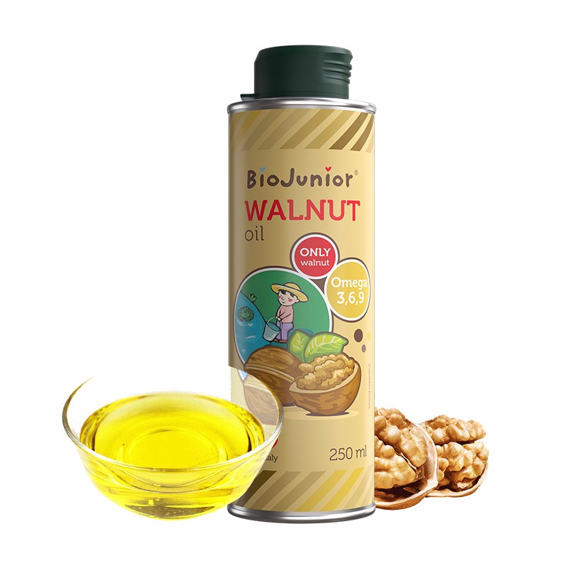 碧欧奇（Biojunior）意大利进口核桃油营养冷榨核桃油 250ml/罐