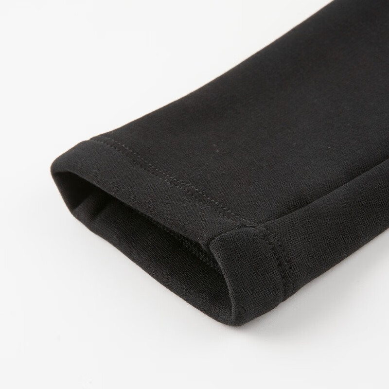 哈吉斯（HAZZYS）品牌童装女童打底裤冬新品弹力保暖加厚一体绒裙式打底裤 钻石黑 165