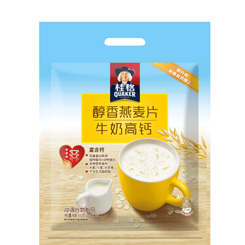 ���ڲ�����QUAKER���Ӫ����͹��� ��������Ƭ��ʳ�����Ƭ540g ��27g*20С����ţ�̸߸�540g 16.5Ԫ