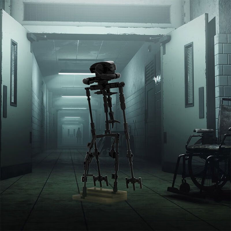 贝木惠(beimuhui)创意后室实体暗房玩具细菌实体电缆人积木模型摆件