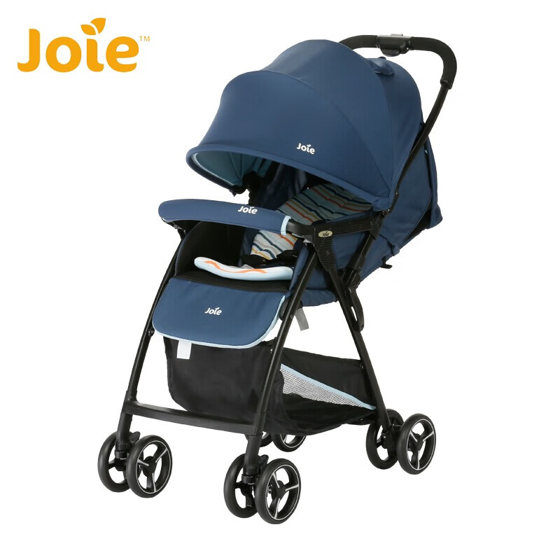 巧儿宜JOIE英国婴儿推车轻便易携带可折叠可坐可躺高景观儿童手推车凤蝶S1302蔚蓝色