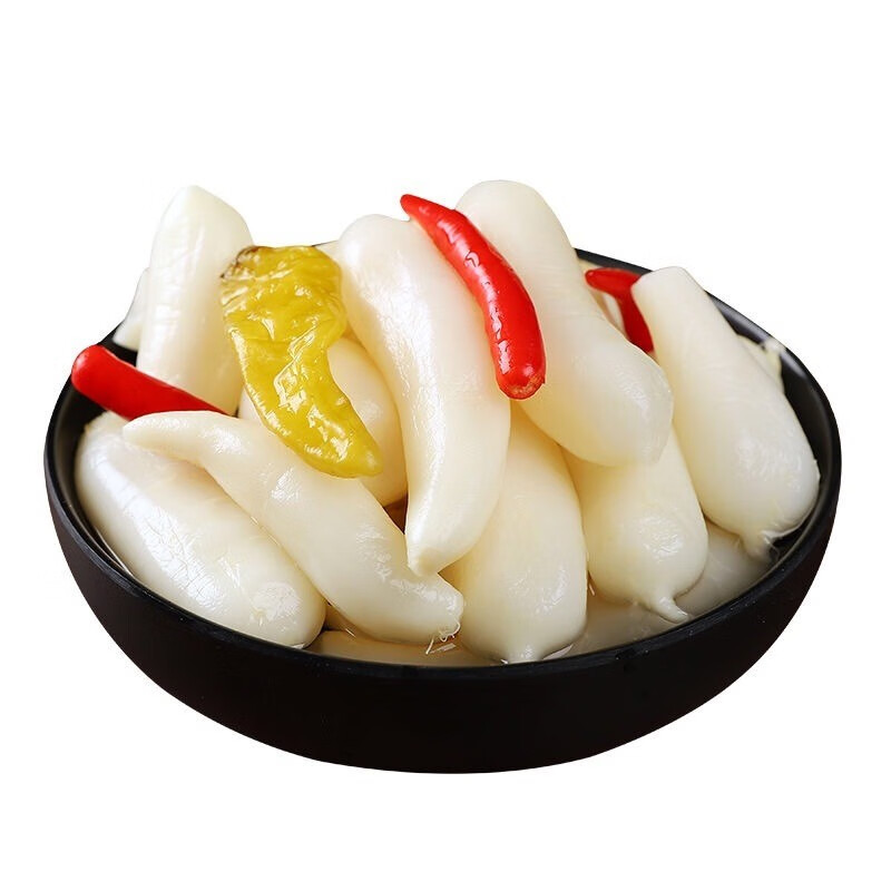 新边界 兰溪小萝卜泡椒小萝卜 酸辣腌制泡菜5斤 138克袋装10包