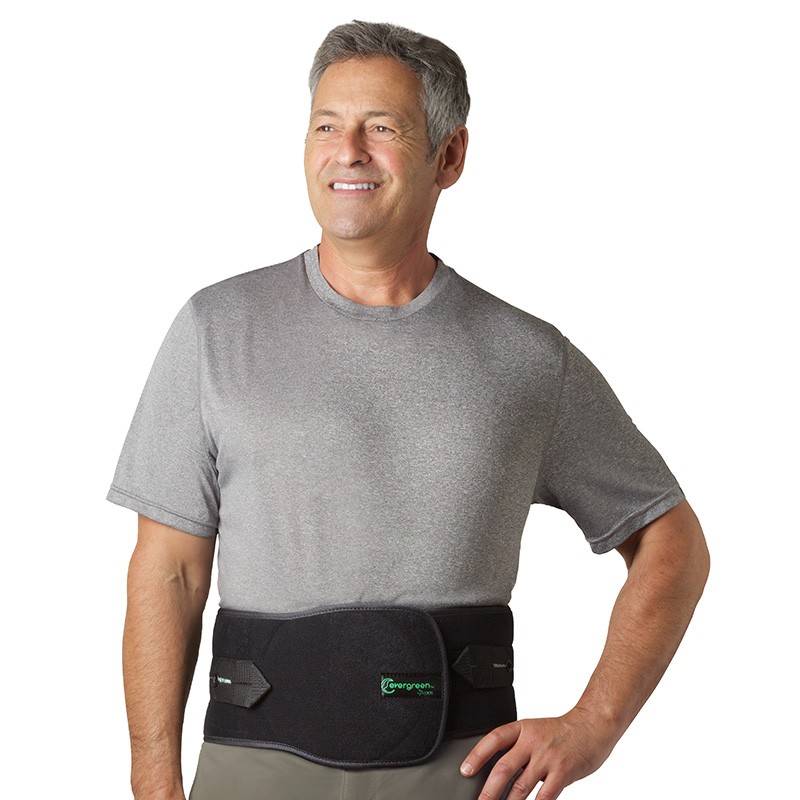 爱斯本 进口护腰带腰间盘突出 医用家用腰椎固定器Evergreen 627 均码 可调节 黑色