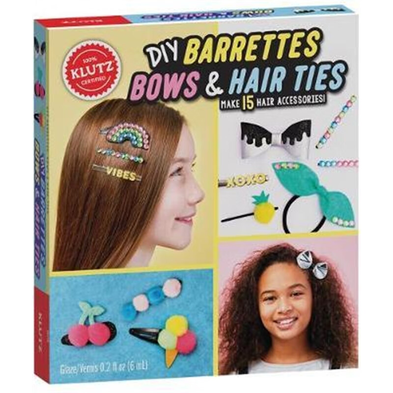 DIY Barrettes, Bows & Hair Ties