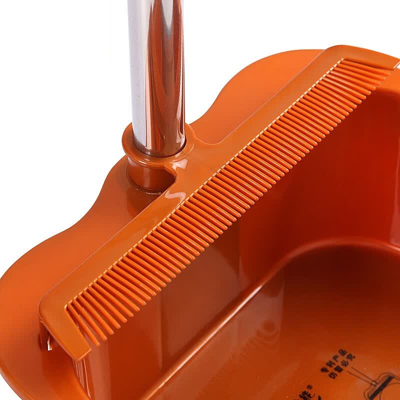 七威家用扫把簸箕套装加长大扫把大号扫帚垃圾铲不沾头发软毛单个组合 扫把簸箕套装C