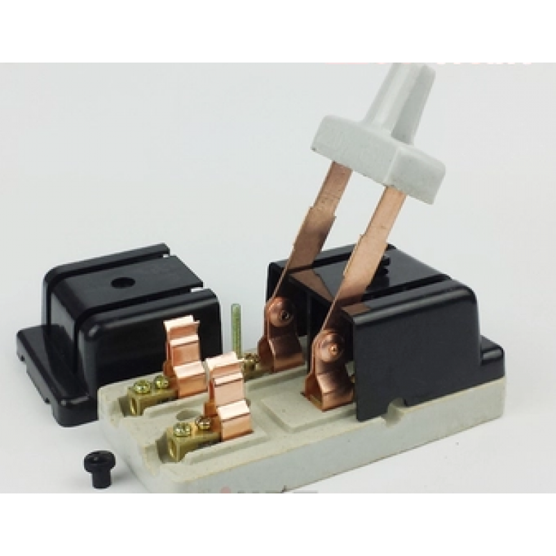 京京 双投接电2p-16a开启式负荷开关2线闸刀老式陶瓷双线开关两线