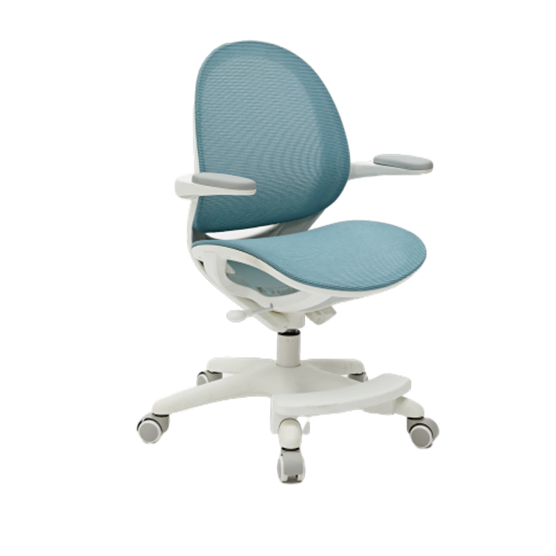 八九间米粒生活儿童学习椅 学生椅写字椅 家用书房座椅桌椅人体工学可升降椅子带空气坐垫蓝