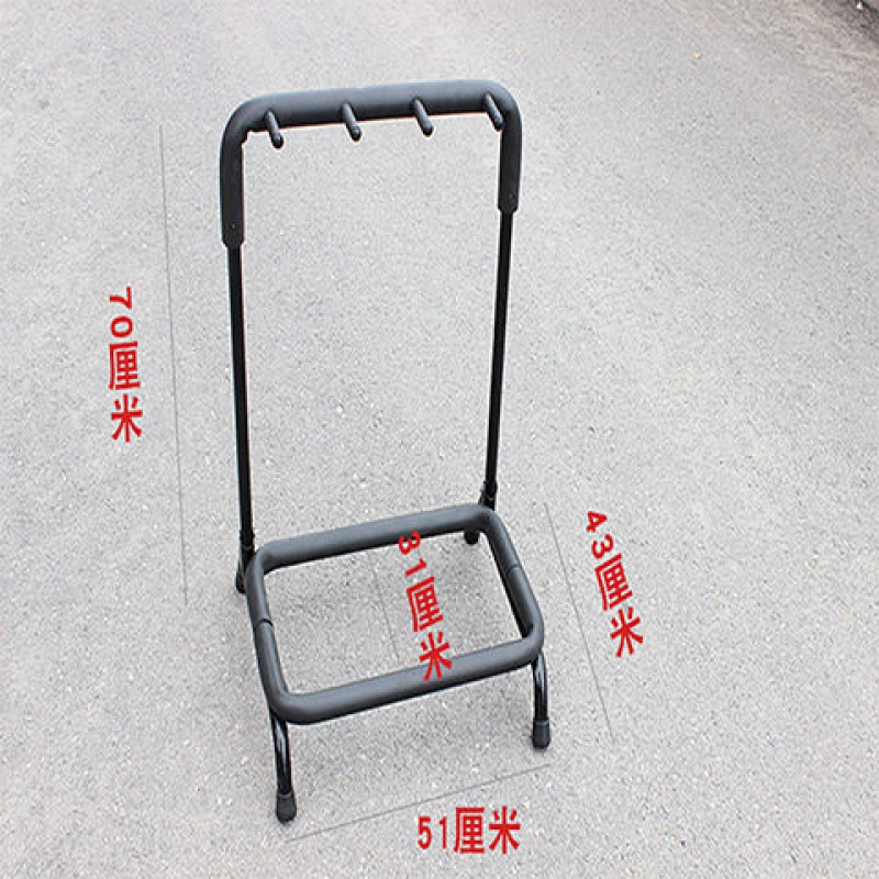 吉他架子一排架展示架三头五头电吉他架多个民谣吉他架 三头横向架