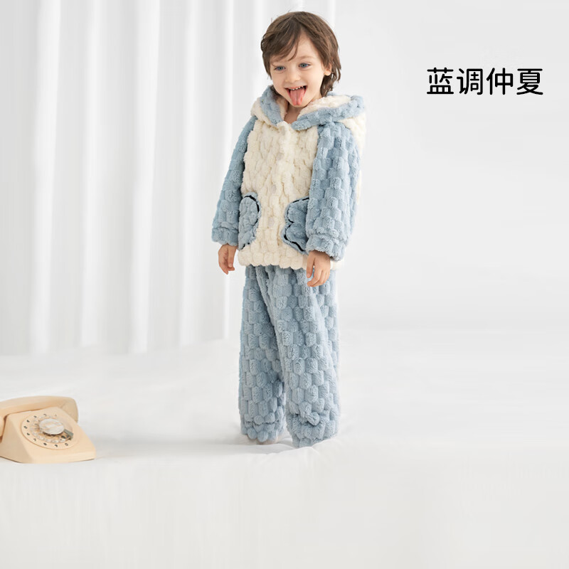 ŷ�У�OUYUN��ɺ���޶�ͯ˯���ﶬ�¿���ͯŮͯ������ů�Ҿӷ��Ӻ���װ �������� 120cm �Ƽ�����115-125cm 79.9Ԫ