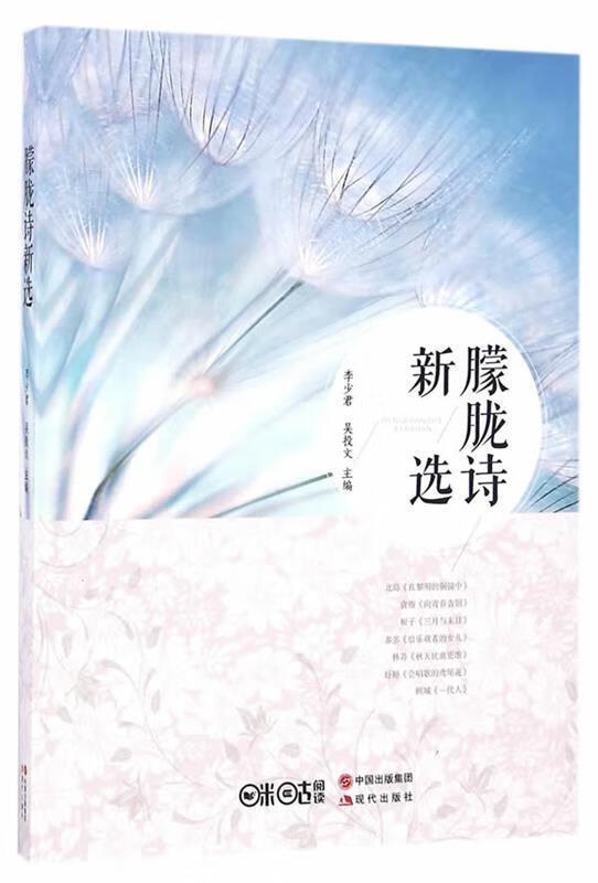 朦胧诗新选 李少君,吴投文主编 现代出版社