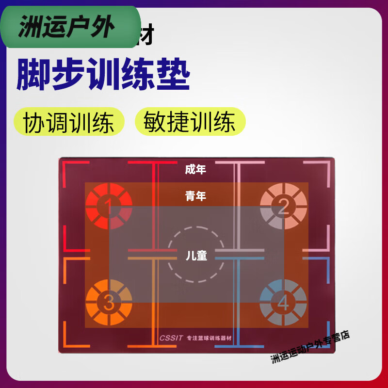 贺杨喻篮球脚步垫毯子儿童训练步伐控球运球训练辅助器材训练垫家用