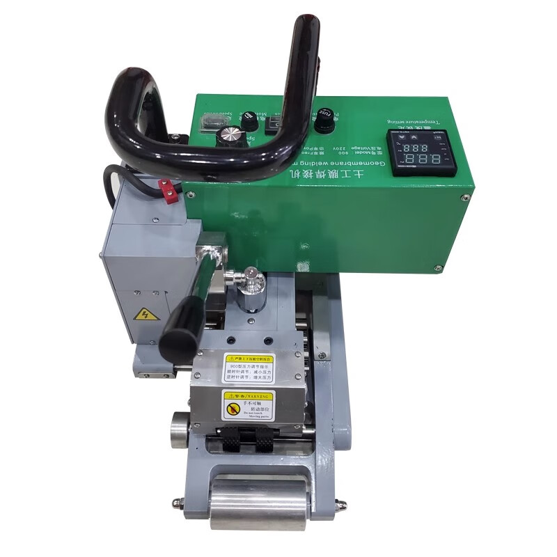 土工膜焊接机hdpe防渗膜隧道热熔机pvc防水板双轨数显自动爬焊机及邋