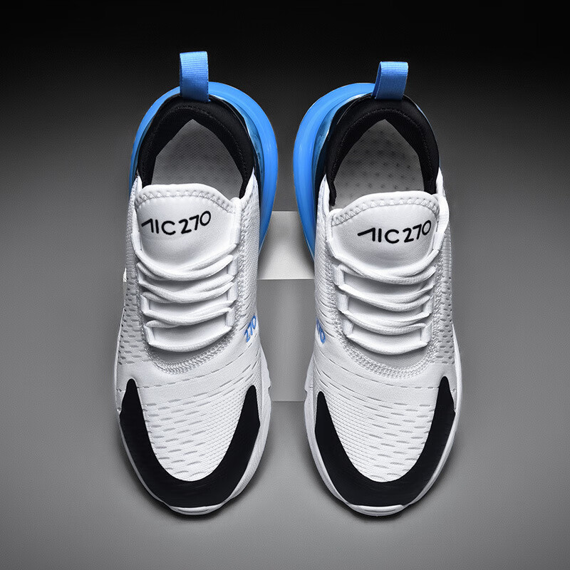 码男鞋46 47 48特大码运动鞋透气网面休闲鞋配色大码男鞋定制 270白兰