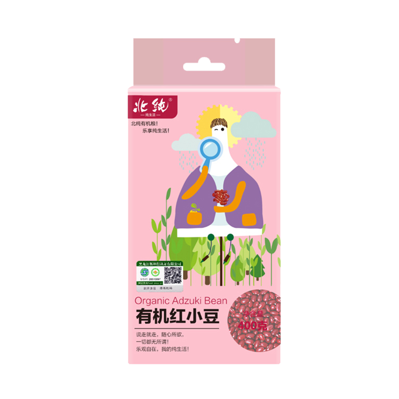北純有機紅小豆東北五谷雜糧紅豆粥甜品原料雜糧粥飯粗糧 豆餡 紅豆粥 有機紅小豆400g