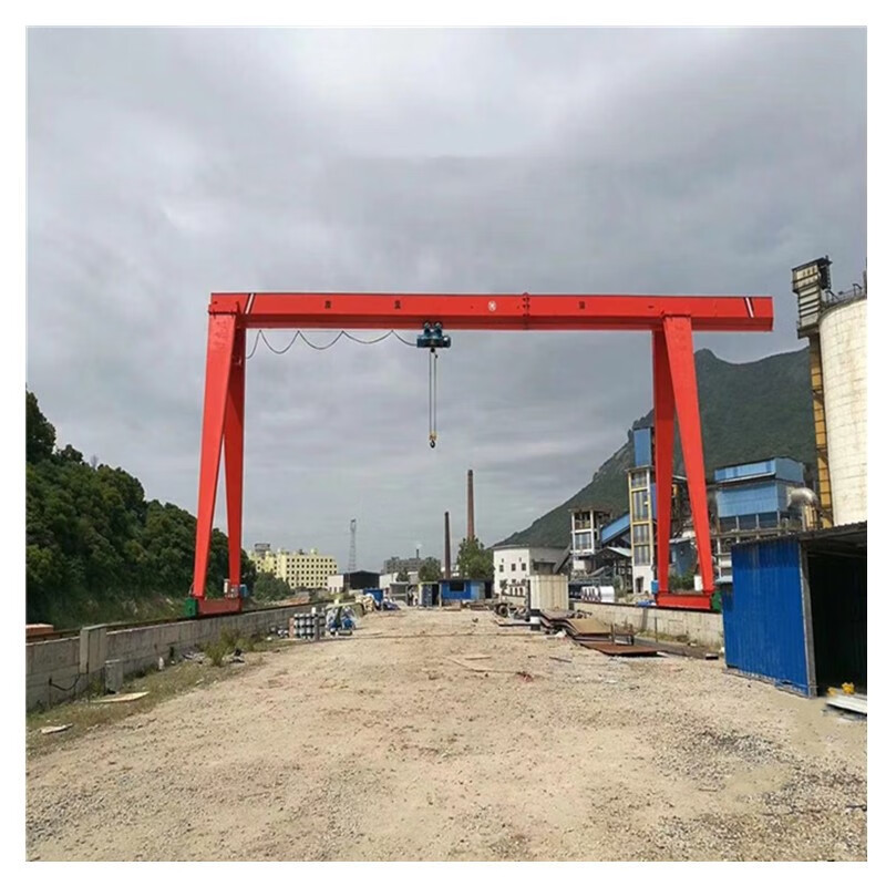 定制5吨单梁门式起重机龙门吊 货场吊运电动遥控龙门吊 包厢龙门 mh