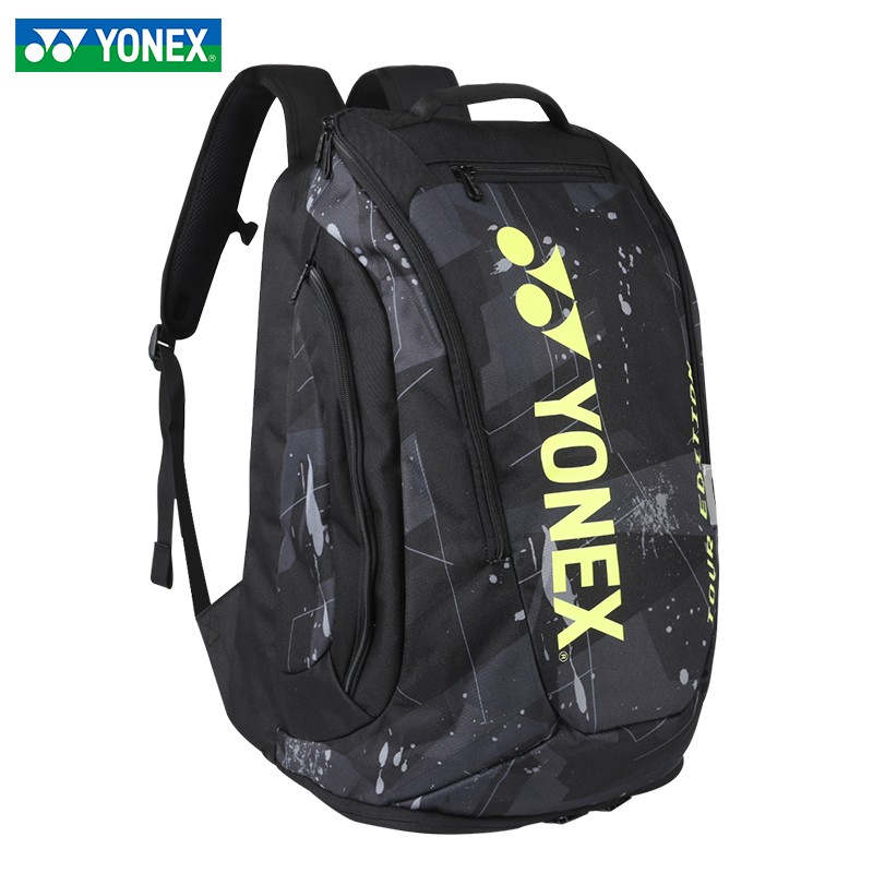 YONEX尤尼克斯羽毛球包拍包国家队双肩背包大容量球包BA92012MEX_400黑黄
