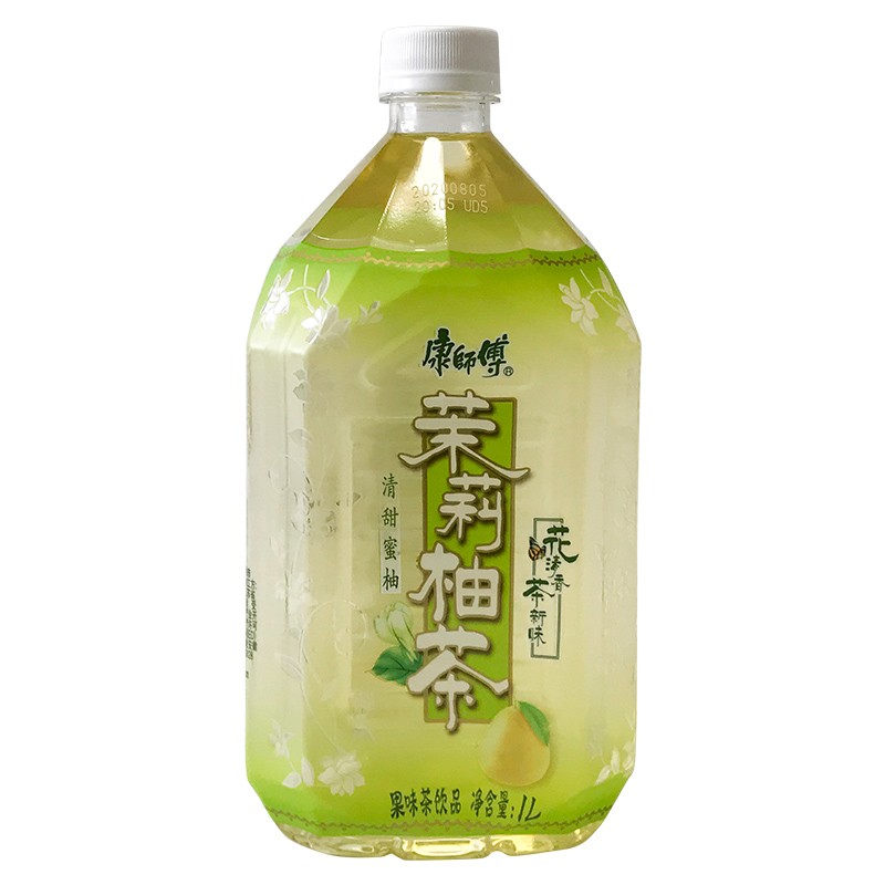 康师傅冰红茶1l大瓶绿茉莉蜜清柚子茶鲜果橙水蜜桃味饮料整箱特惠