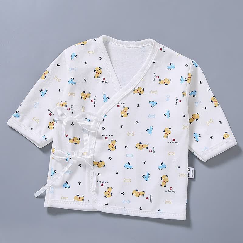 和尚服新生儿夏季薄款透气宝宝和尚服新生儿全背上衣服初生婴儿内衣