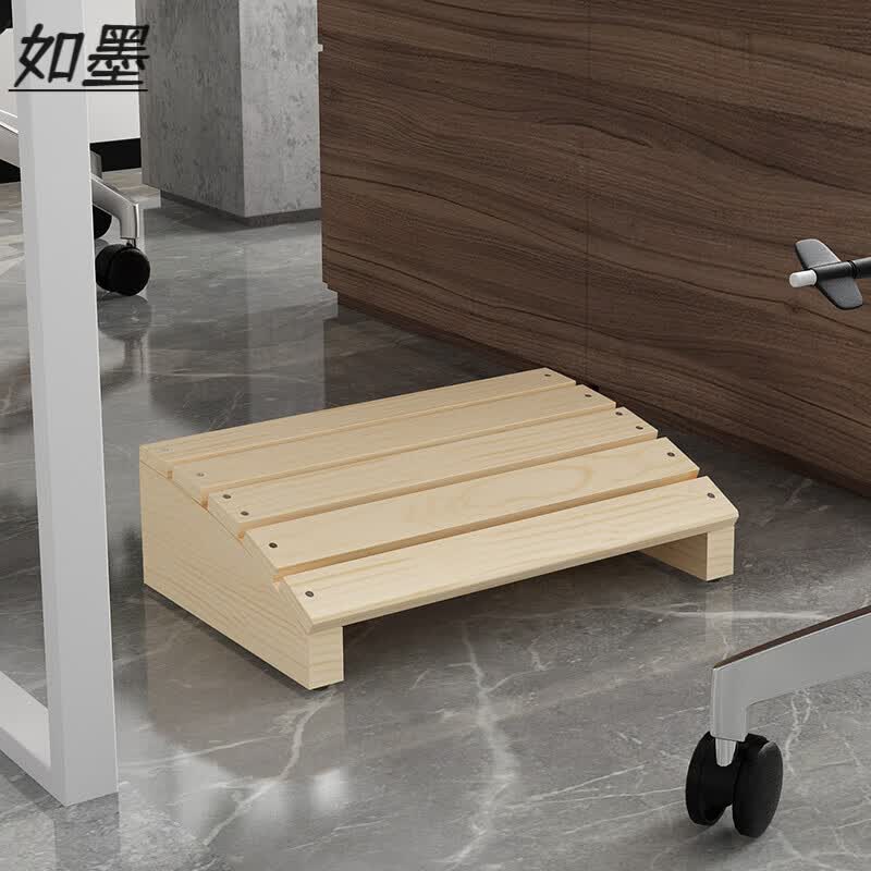 脚踏凳办公室垫脚神器家用踮脚台钢琴踩脚凳电脑桌垫脚凳实木脚踏板