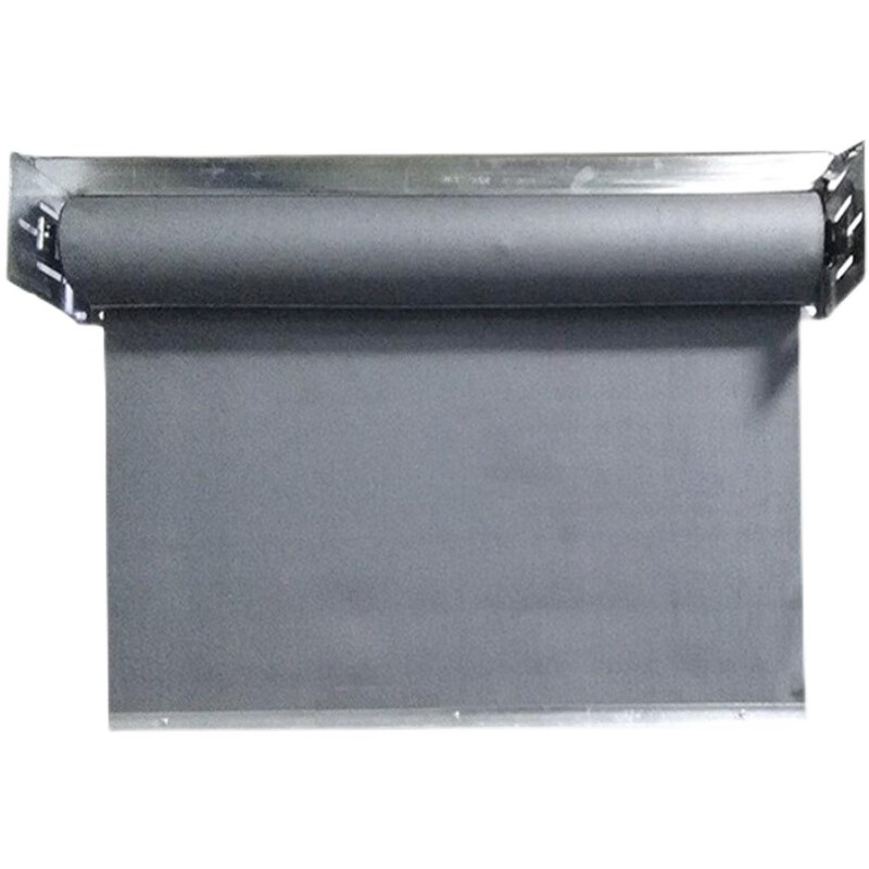 澳颜莱活动式电动挡烟垂壁柔性自动消防无机防火布固定防烟卷帘配件