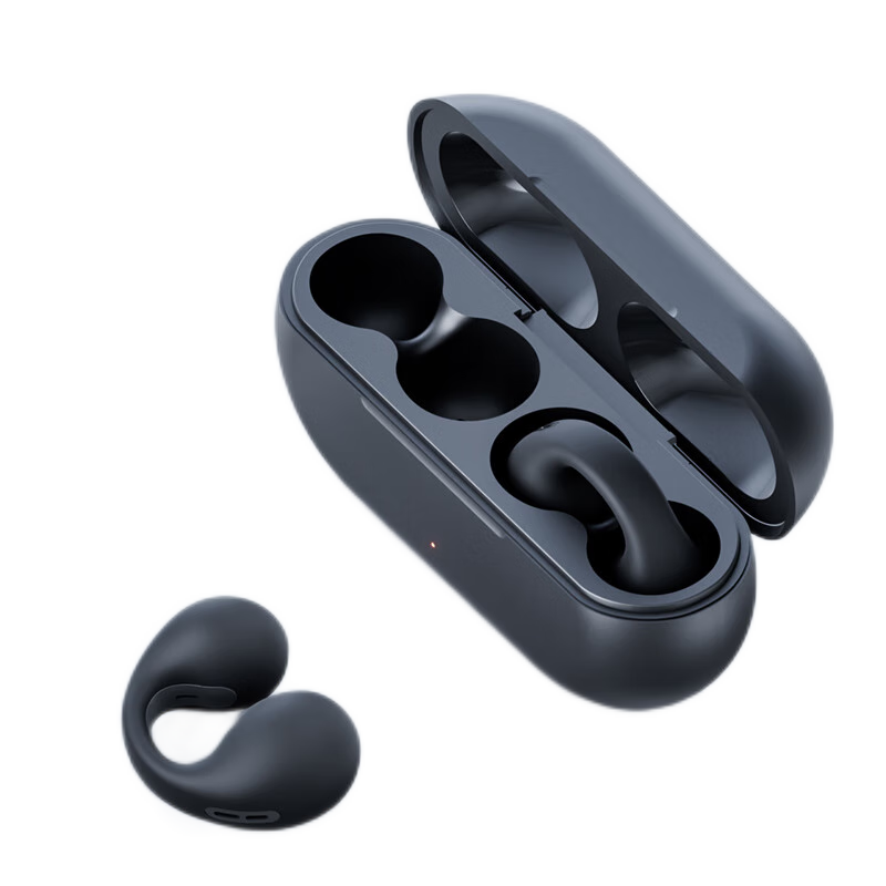 BEIER 真无线蓝牙耳机耳夹式不入耳运动跑步开放式长续航适用华为苹果小mi&米降噪非骨传导