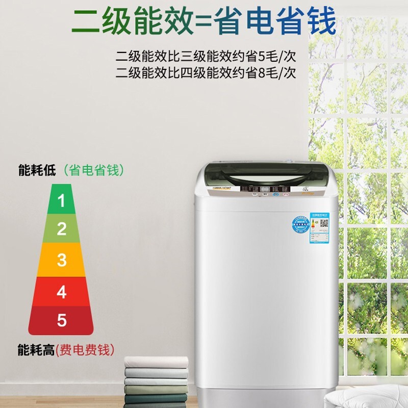 【旗舰店】小鸭（LittleDuck）全自动 波轮小型迷你洗衣机 家用宿舍出租房小洗衣机全自动小迷你 4.2kg透明黑【主冲销量】