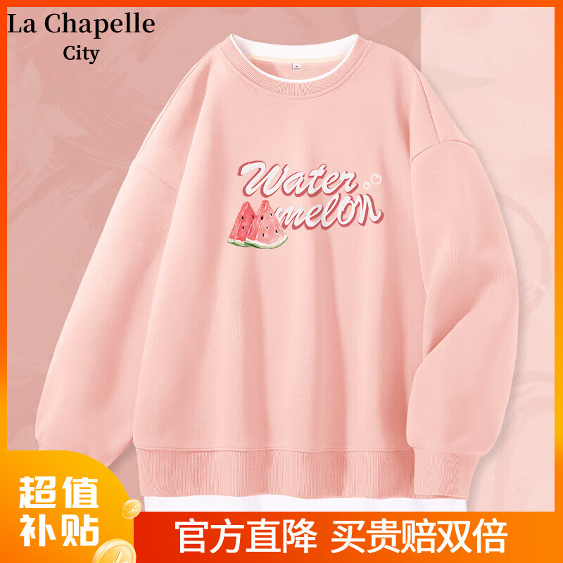���ڲ�����La Chapelle City���ı�������������Ů2024�ﶬ���¿����oversize�ذ���ͨԲ���� �̷�-ˮ������ XL������120-135�