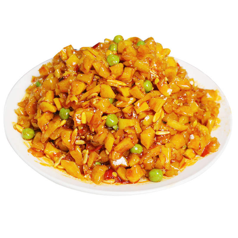 虎钢馋五仁酱丁酱菜整箱咸菜红油萝卜丁香辣开味下饭菜伍仁酱丁商用