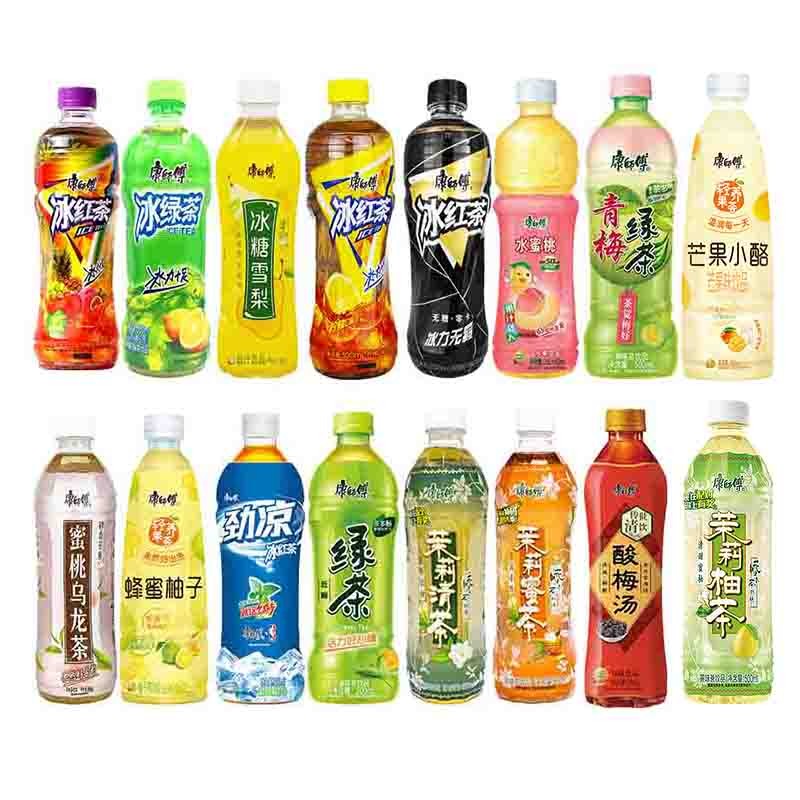 康师傅果汁饮料*15瓶28口味混搭红茶绿茶葡萄橙桃梨芒果桃茉莉酸梅汤