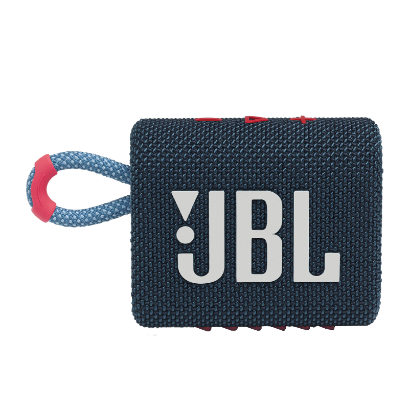 JBL 杰宝 GO3 2.0声道 便携式蓝牙音箱 蓝拼粉色