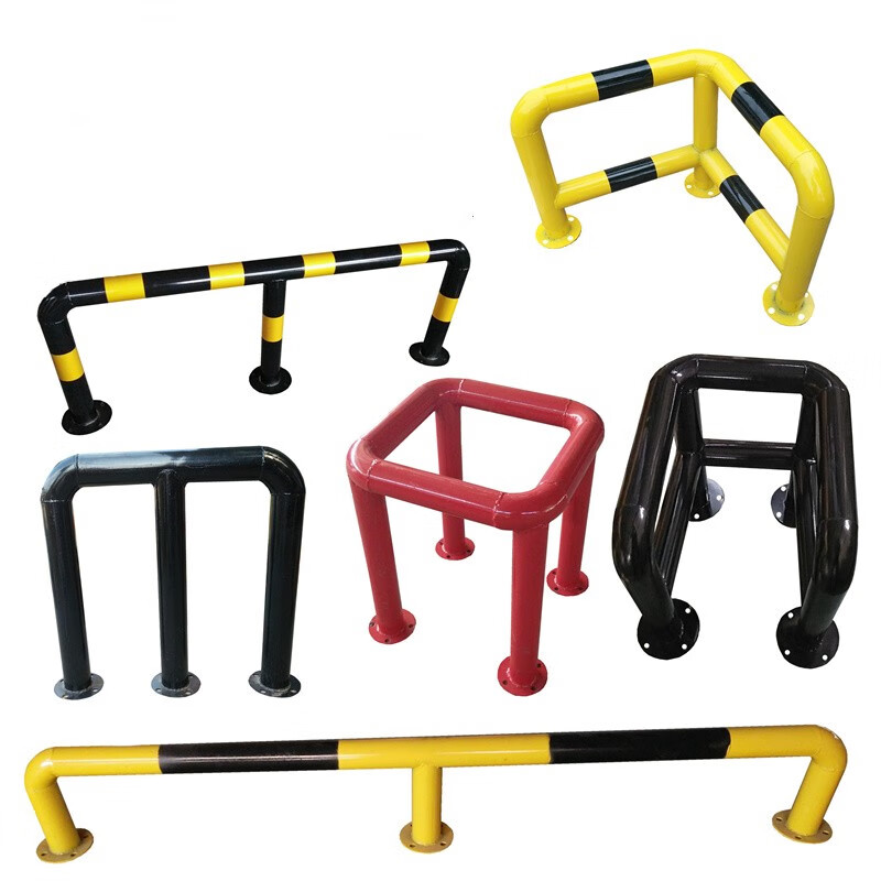 褚岳 安全栏口字型警示围栏双层四方消防栓器材车库防撞栏杆护栏隔离