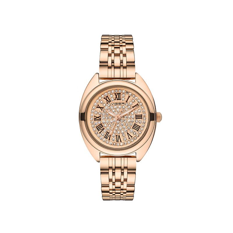 瓦格(viger)闪耀满天星女士石英手表