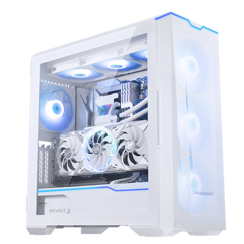 PHANTEKS 追风者 P500A V2版 E-ATX机箱 侧透 白色+ARGB风扇*3