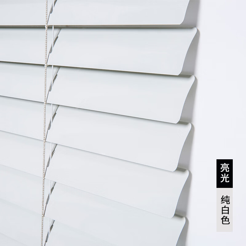 窗帘铝合金卷帘办公室遮光卧室厨房浴室卫生间防水免打 加厚铝轨/拉绳