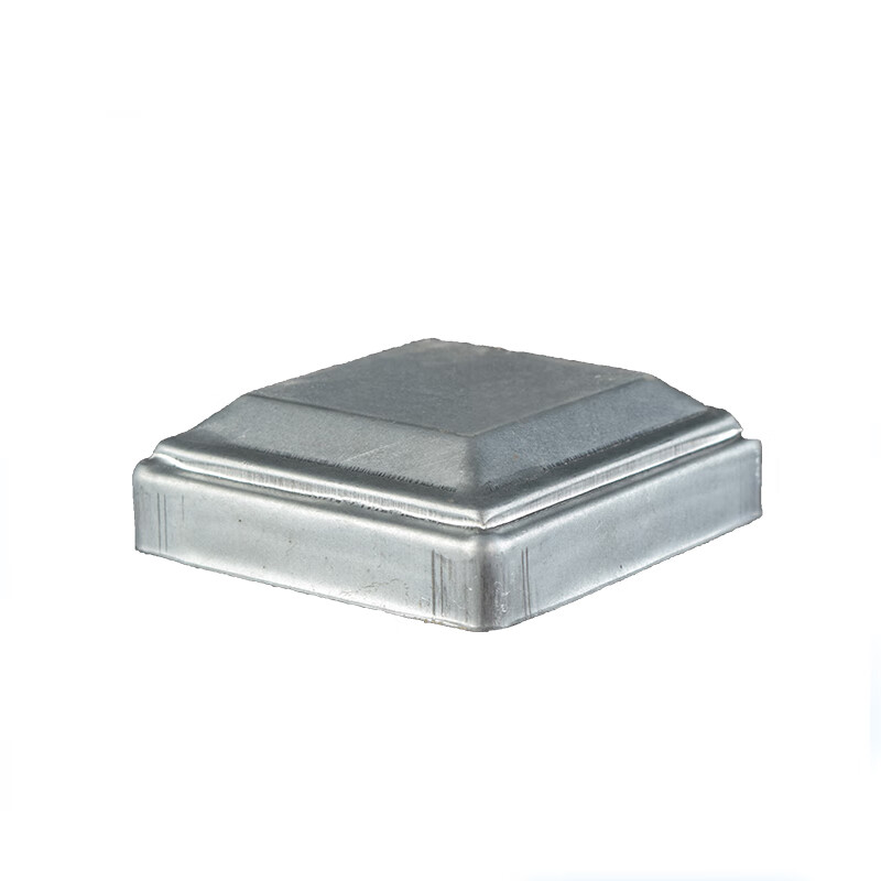 锌钢护栏配件方管冲压顶盖宝塔盖方管立柱盖帽 100*100毫米方管专用