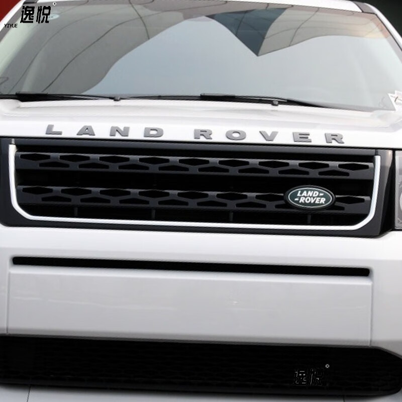 雷静路虎神行者2发现3 land rover英文字母机盖标车尾freelander2改装