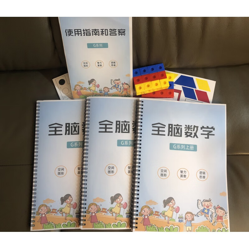 万致斯奎尔全脑数学 斯奎尔全脑数学逻辑思维训练幼儿早教教 e系列2-3