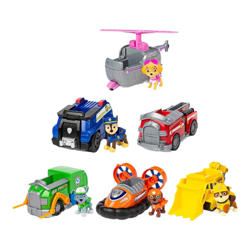 汪汪隊(duì)立大功（PAW PATROL）汪汪隊(duì)玩具車套裝萊德隊(duì)長狗狗巡邏隊(duì)玩具兒童生日六一兒童節(jié)禮物 【經(jīng)典組合】6只狗狗救援車