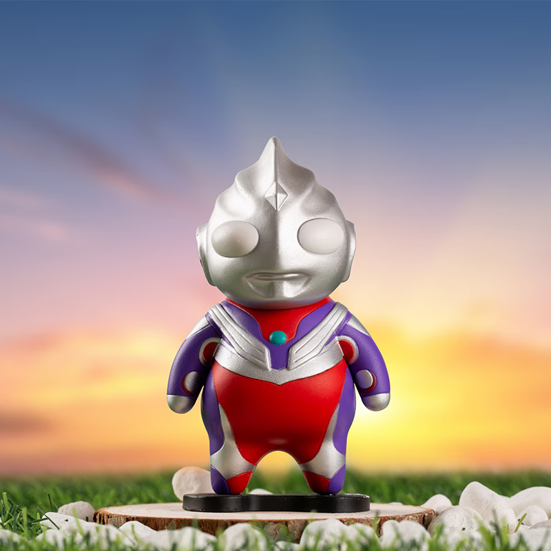 摩羯先生q版迪迦奥特曼手办肥宅童年小超人胖迪迦凹凸曼手办模型公仔