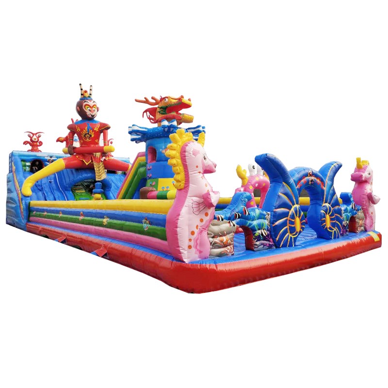 益尔乐(yearo toy)儿童城堡玩具屋充气大型乐园室外蹦蹦床游乐设备