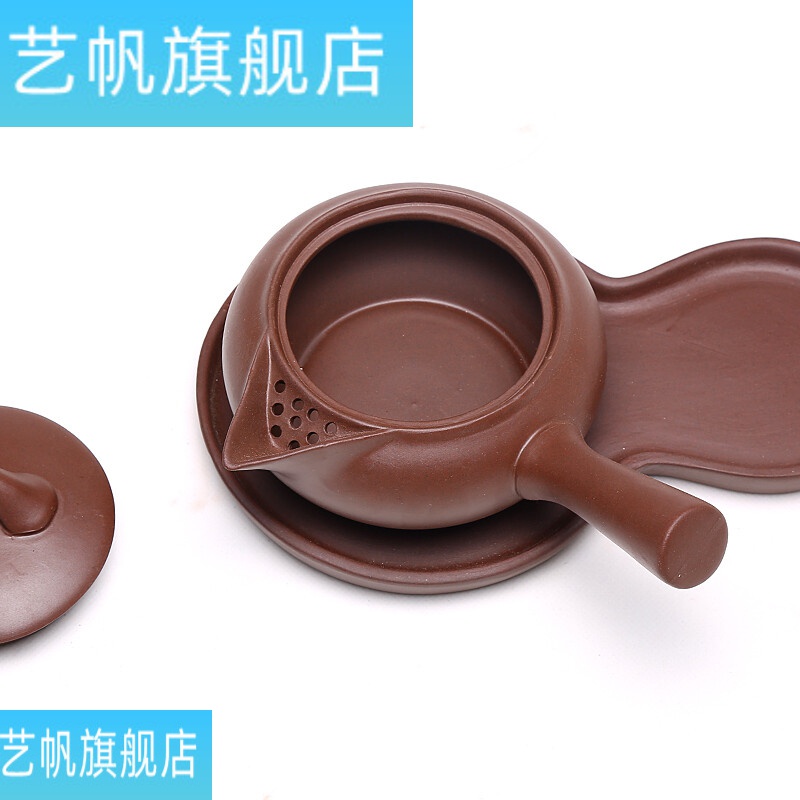 广东功夫汤炖盅紫砂特色酒店餐具带把壶炖罐单人商用迷茶壶套装