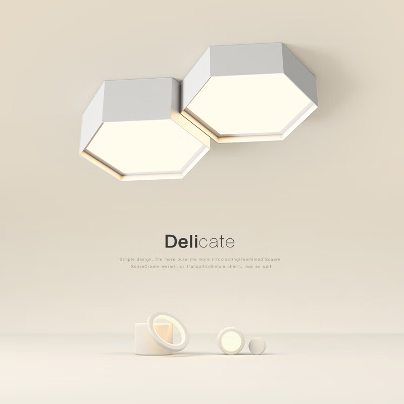 欧普灯具 过道走廊灯吸顶灯个性大气家用无主灯北欧艺术创意新款现代