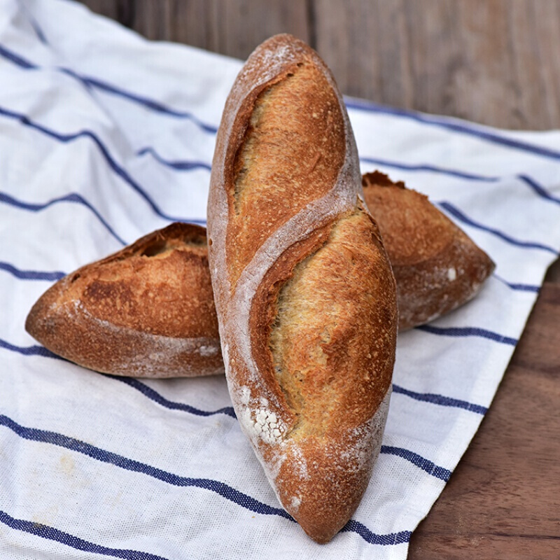 宜享健康150g法棍法式长棍面包长条法棒无蛋无奶粗粮代餐早餐* 原味