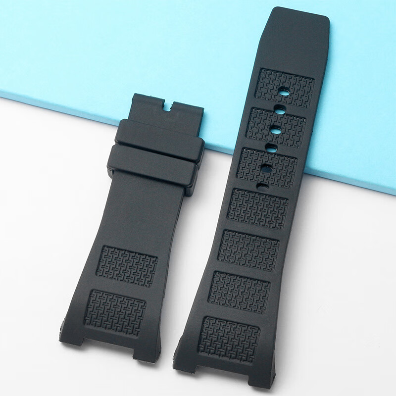 橡胶硅胶手表带工程师原装款iw323601/iw376501/iw322503 黑色-仅表带