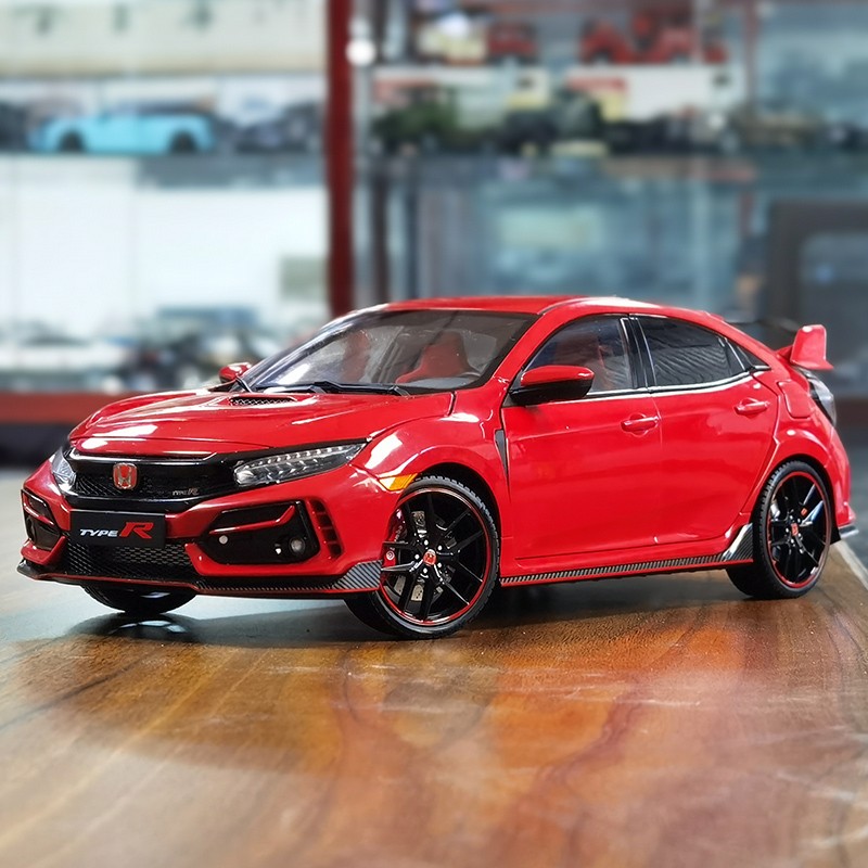 lcd 1:18 本田思域 type r fk8 合金汽车模型日系跑车