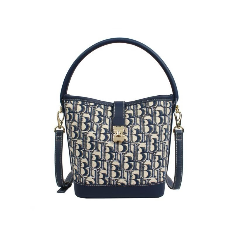 henney bearh-1122轩尼小熊水桶包百搭轻奢时尚单肩潮流斜跨经典小众