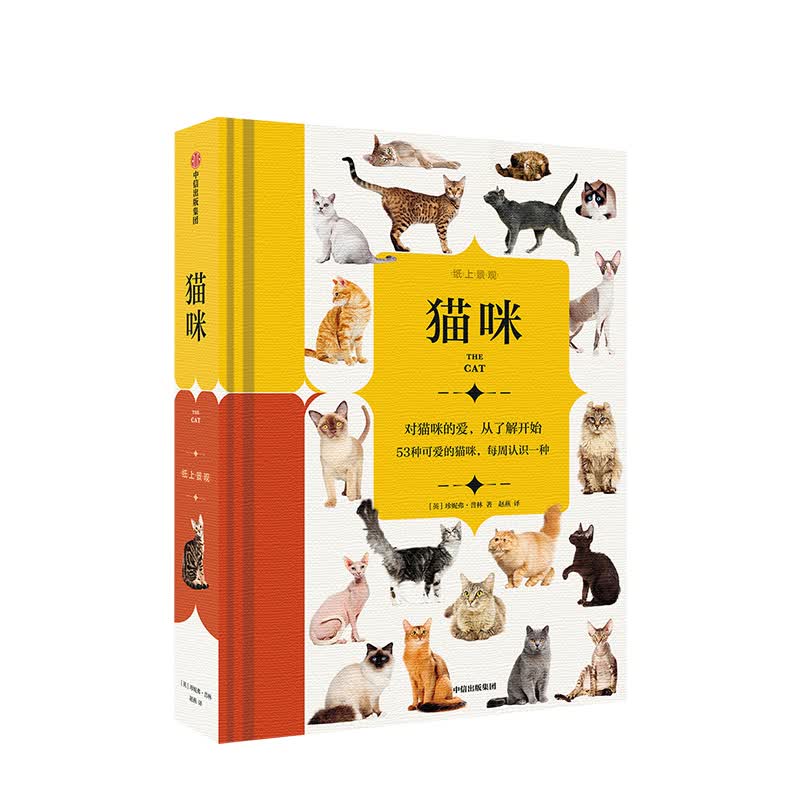 纸上景观 猫咪 珍妮弗普林著 各地53种猫咪一座精美的纸上猫咪乐园，一本有趣的猫咪发展史