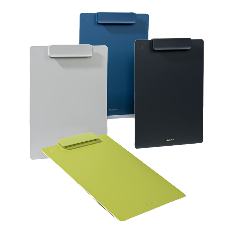 得力(deli)A4 PP板夹 旋转资料夹文件夹写字板书写板夹写垫板磁性文件夹报告夹午夜蓝 NS502